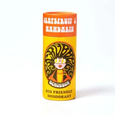 Image of Eco Friendly Vegan Natural Grapefruit &amp; Mandarin Deodorant Stick in 100% Recyclable Tube