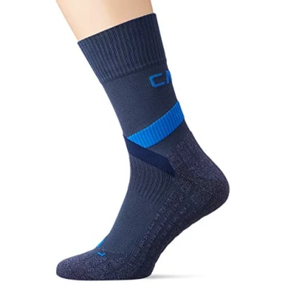 Image of CMP Trekking Sock Dryarn Mid, Black Blue, 43/45