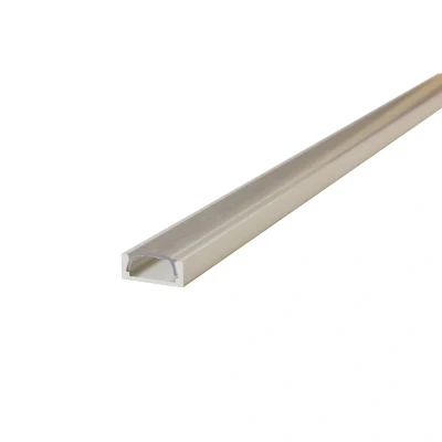Image of 2M Profile Aluminium Surface Mount Clear Clip In Diffuser Integral LED
