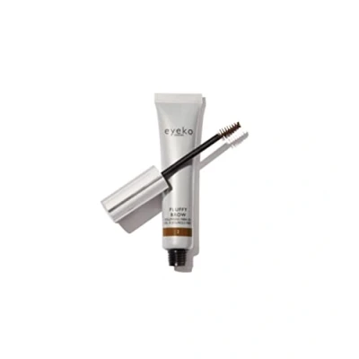 Image of Eyeko Fluffy Brow Volumising Fibre Gel Taupe Brown 2 16 hours long wear Vegan