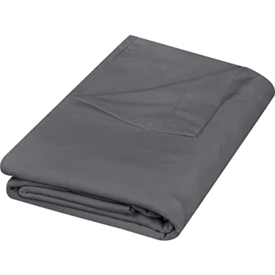 Image of Utopia Bedding Flat Sheet Soft Brushed Microfiber Fabric Shrinkage &amp; Fade Resistant Top Easy Care 1 Only (Queen, Grey)