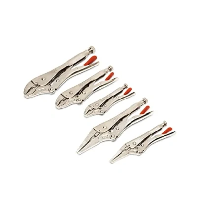 Image of Crescent 5 Piece Curved and Long Nose Locking Plier Set CLP5SETN 08