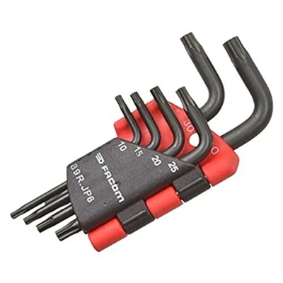 Image of Facom FCM89RJP6 89R.JP6 10 40mm Hex Key Set with Long Resistorx (6 Pieces)