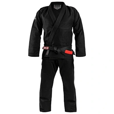 Image of Venum Men&#039;s Contender Evo BJJ Kimono, Black, A3.5