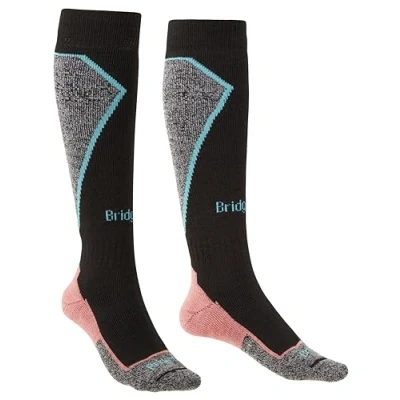 Image of Women&#039;s Ski Midweight+ Merino Endurance Over Calf Socks