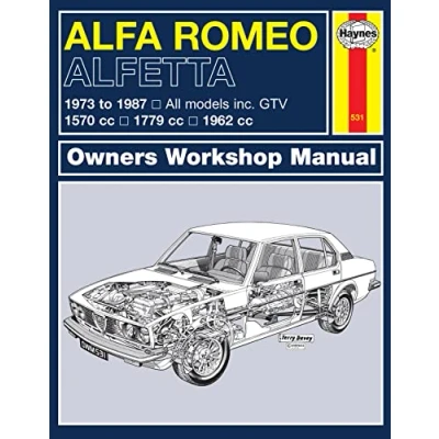 Image of Alfa Romeo Alfetta (1973 1987) Haynes Repair Manual