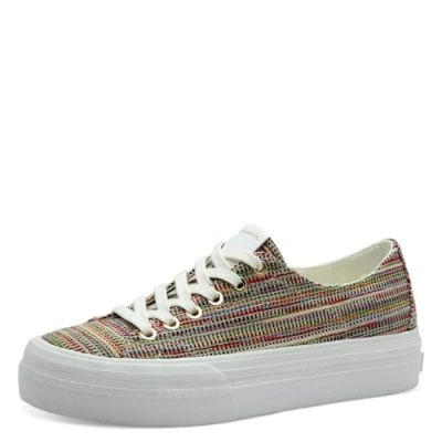 Image of Tamaris Women&#039;s 1 23744 42 Lace up, Multicoloured, 4 UK