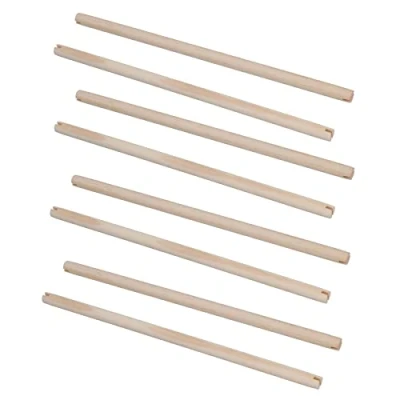 Image of 8PK Wooden Bird Perch Canary Budgie Cockatiel Parrot Cage Accessories 16&quot;