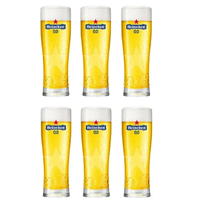 Image of Heineken Beer Glasses 0.0 Star 250 ml 6 Pieces