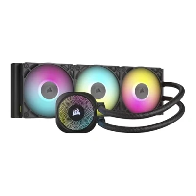Image of Corsair iCUE LINK TITAN 360 RX RGB Liquid CPU Cooler 360mm AIO 3x RX120 Fans Included Fits Intel LGA 1851/1700, AMD AM5/AM4 System Hub Black