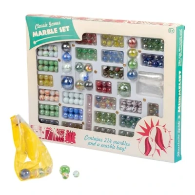 Image of Tobar Marbles Box of 224 Mixed Designs