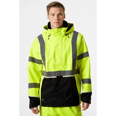 Image of Helly Hansen UC ME Shell Jacket Hi Vis Yellow/Ebony Large