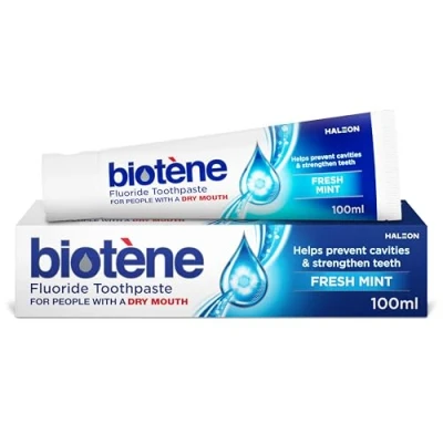 Image of biotène Flouride Toothpaste Dry Mouth Fresh Mint 100ml