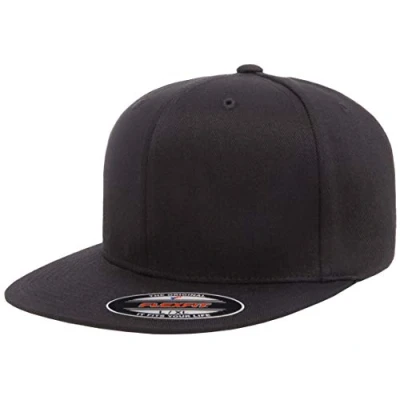 Image of Flexfit Men&#039;s Pro Baseball on Field Hat, Black, L XL