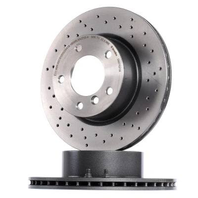Image of 34116764641, 34116854997 Brake disc BREMBO XTRA LINE 09.9752.1X 292mm 22mm 5 perforated/vented Coated High carbon BMW: 1 Convertible, Hatchback