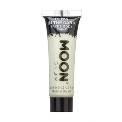 Image of Moon Glow in the Dark Face &amp; Body Paint 12ml Invisible Phosphorescent Charge to