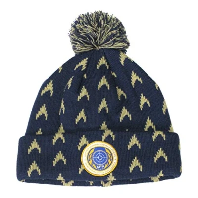 Image of Star Trek Discovery Starfleet Academy Beanie Hat United Federation of Planets Official Merchandise for Fans Multicoloured