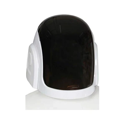 Image of FIESTAS GUIRCA Helmet, White, Plastic, Unisex Adults, One Size, Music Theme, Costume Parties