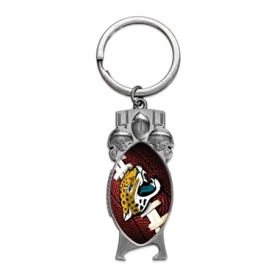 Image of Rico Industries NFL Football Jacksonville Jaguars Sculpted Bottle Opener Keychain Great Gift Item