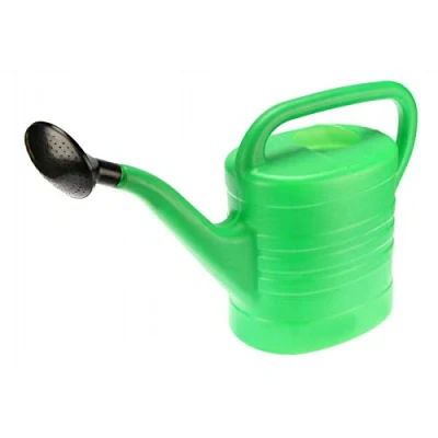 Image of 5L Watering Can, Green Lightweight Plastic Can with Black Detachable Sprinkler Rose Head, Outdoor &amp; Indoor Hydrate Water for Garden, Plants, Flowers, Vegetable Patches, Hanging Baskets