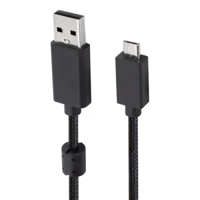 Image of Alphatec G633 G633s USB Replacement Charging Cable, Compatible with Logitech Gaming Headsets, Micro Headsets Aux Cord, 6.6 Ft (2 meters), Black