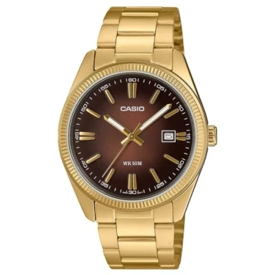 Image of Casio Unisex Watch, Size: One Size, Brown