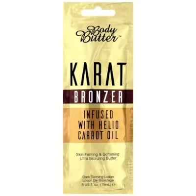 Image of Body Butter Karat Bronzer Tanning Lotion Infused with Helio Carrot Oil (15ml)