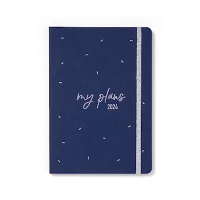 Image of Letts Joy A5 2024 week to view diary blue