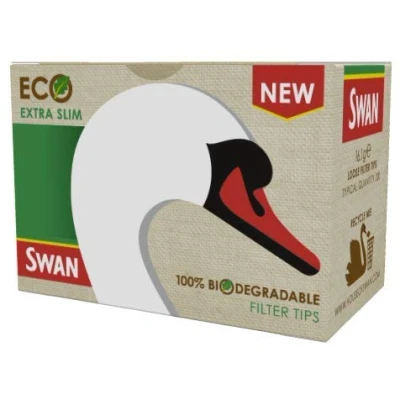 Image of Swan Loose Eco Extra Slim 100% Biodegradable Filter Tips 200 Filters per Pack (10)