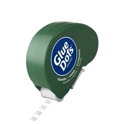 Image of Glue Dots Non Refillable Runner, Multi Colour, 15.57 x 9.85 2.54 cm