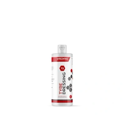 Image of Gtechniq T2 Tyre Dressing for Car Shine, Wheel Cleaner Repels Dirt and Grime, Restores Black Finish, Anti Sling Formula, 100% Biodegradable, 250ml