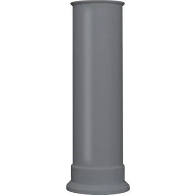 Image of Adam Straight Stove Pipe in Grey