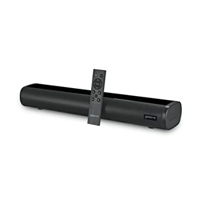 Image of GROOV E GV SB03 BK 2.0 Portable Bluetooth Sound Bar Black, Black
