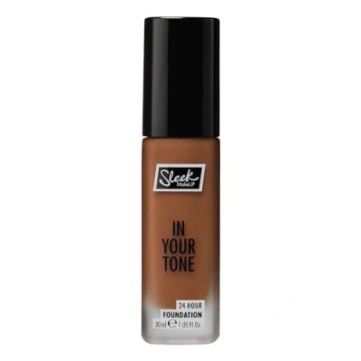 Image of Sleek MakeUP in Your Tone 24 Hour Foundation, Medium Buildable Coverage 30 Shades, Semi Matte Flawless Finish, 9C