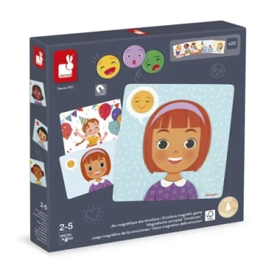 Image of Janod Magnetic Game Of Emotions Early Learning Ages 2 and Up, J08038