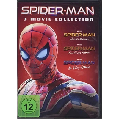 Image of Spider Man Homecoming, Far From Home, No Way HOME BUNDLE 3 DVD Set