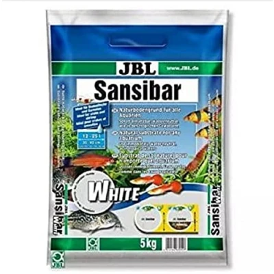 Image of JBL Sansibar WHITE 5 kg, White, fine substrate for freshwater and saltwater aquariums