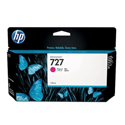 Image of HP 727 B3P20A Magenta 130 ml Genuine DesignJet Ink Cartridge with original Ink, for T2500, T1500 &amp; T900 Series Large Format Plotter Printers and Printhead