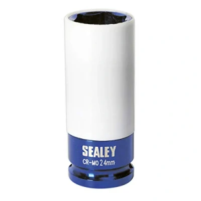 Image of Sealey Alloy Wheel Impact Socket 24mm 1/2&quot;Sq Drive