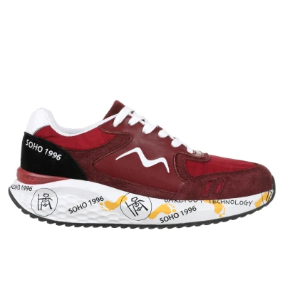 Image of MBT Soho 1996 Suede &amp; Nylon Women&#039;s Low Top Trainers