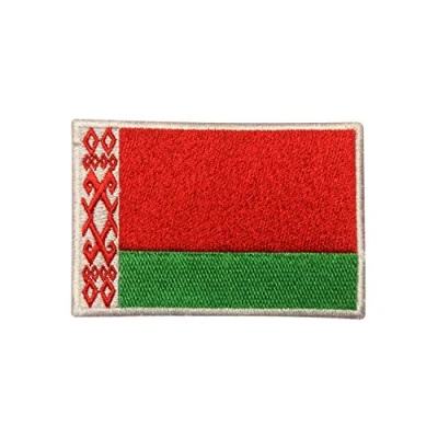 Image of Belarus National Flag Iron On Patch Sew Embroidered Patch/Badge for Clothes