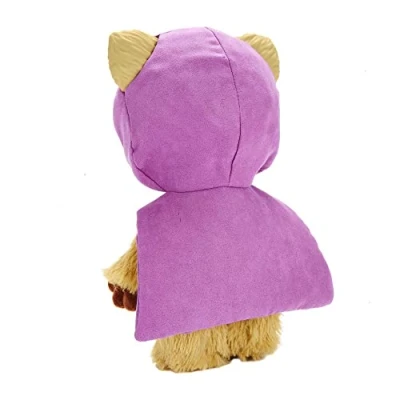 Image of Star Wars Galactic Pals Plush 11 Inch Toy, Pink Ewok Soft Doll with Carrier and Personality Profile Card for Personalized Experience