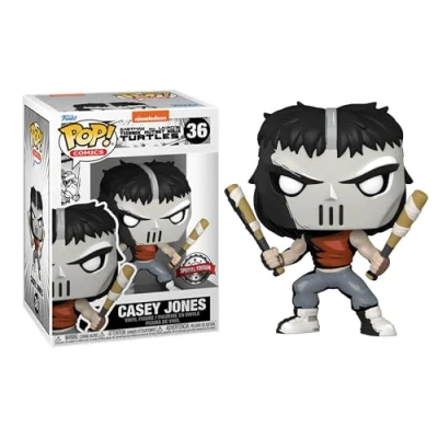 Image of TMNT POP COMICS CASEY JONES PX VINYL FIGURE W/B&amp;W CHASE