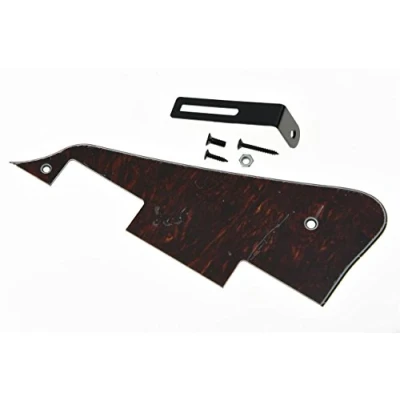 Image of KAISH Red Black Tortoise LP Guitar Pickguard with Bracket for Epiphone Les Paul