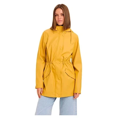 Image of VERO MODA TALL Women&#039;s Vmmalou Coated Jacket Noos Tall, Amber Gold, L
