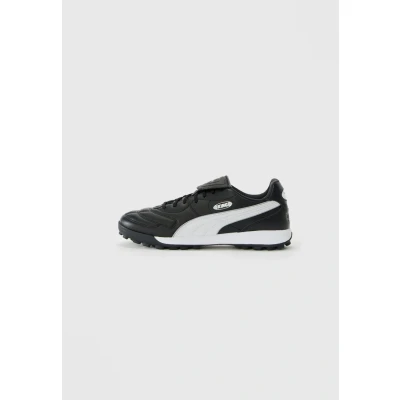Image of Puma KING LIGA Football boots turf black/white/silvercoloured, Men&#039;s, Size: 7.5, Black/white/silver/coloured shoes