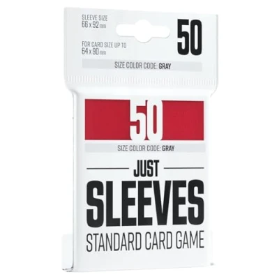 Image of UNIT Gamegenic Just Sleeves: Standard Card Game Red (50 ct.)
