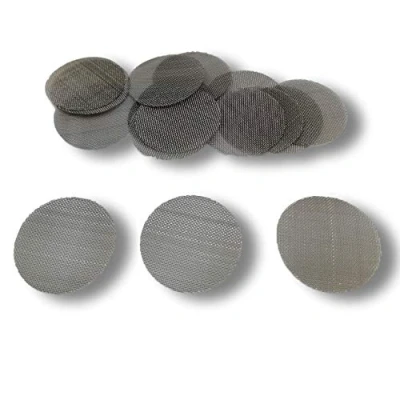Image of EKNA Steel Sieves 20 mm Fine Pipe Sieve Stainless Mesh Inserts (Pack of 100)