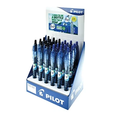Image of Pilot Begreen B2P Rollerball Pen Recycled 0.5mm Tip Display Box Assorted [Pack 24] Apr Dec 2010