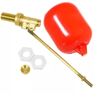 Image of SPARES2GO Toilet Float Valve 1/2&quot; Part 1 BS1212/1 High Pressure Side Entry 4 Plastic Cylinder Kit